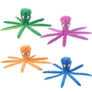 【30% Off】Octopus Squeaky Toy for Dog Plush Dog Chew Toy